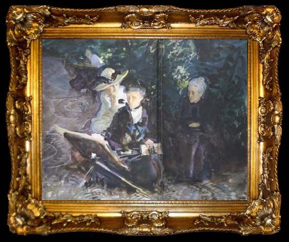 framed  John Singer Sargent In the Generalife (mk18), ta009-2